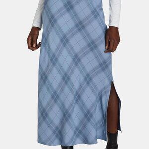 Time and Tru Women's Satin Maxi Slip Skirt